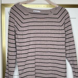 Pink Clover Striped Long Sleeve Top
